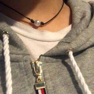 Pearl necklace and bracelet